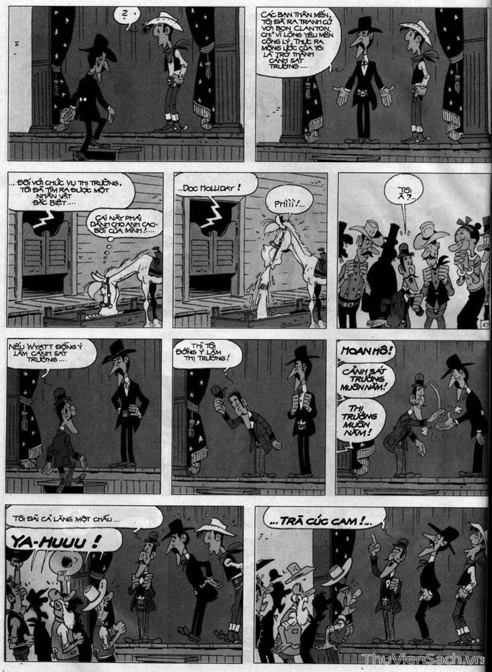 Truyện Tranh Cuộc Phiêu Lưu Kỳ Thú Của Lucky Luke trang 3
