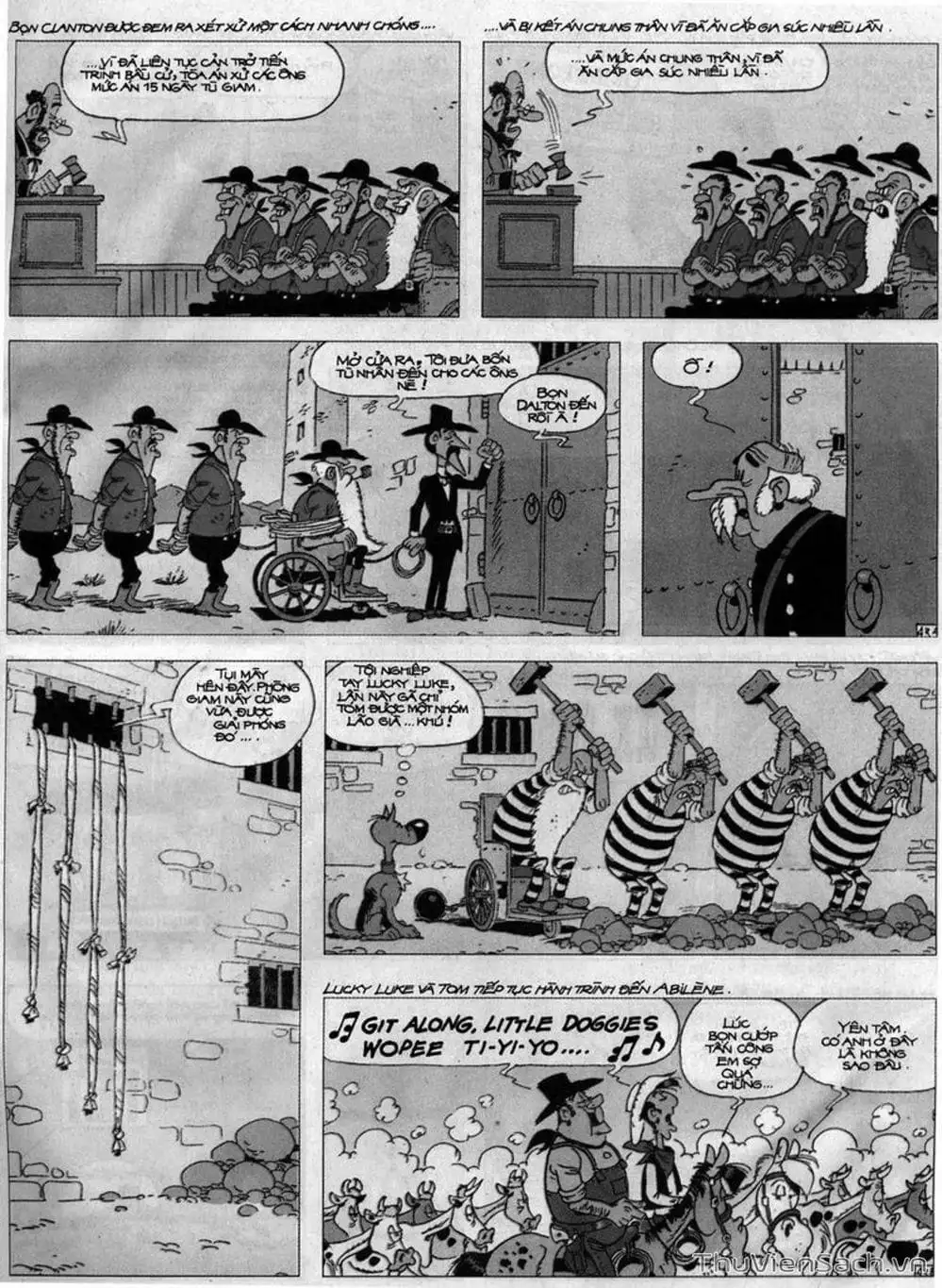 Truyện Tranh Cuộc Phiêu Lưu Kỳ Thú Của Lucky Luke trang 3