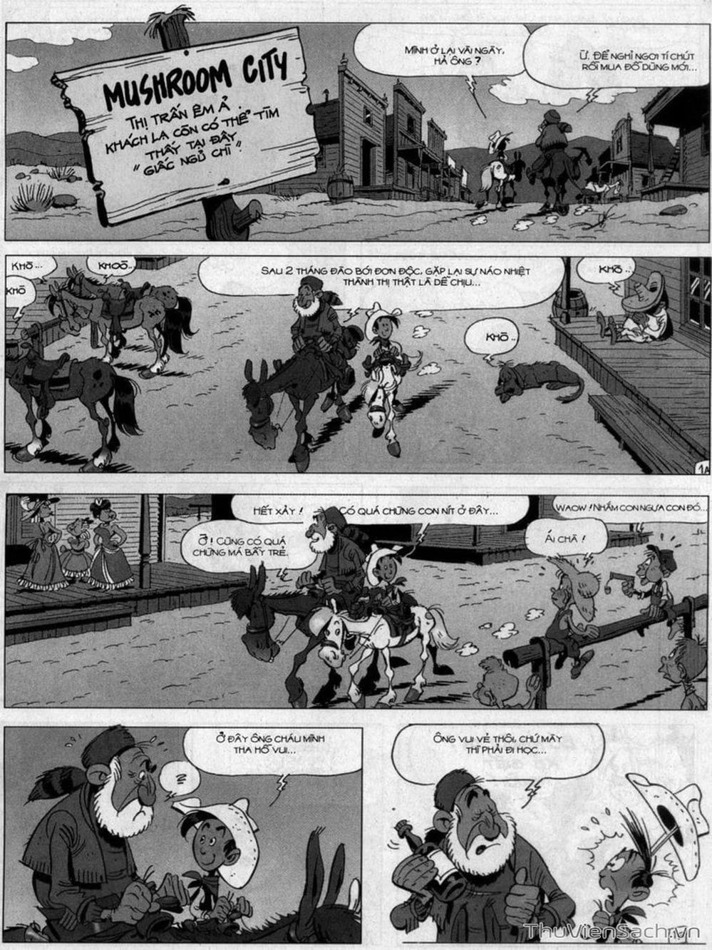 Truyện Tranh Cuộc Phiêu Lưu Kỳ Thú Của Lucky Luke trang 3