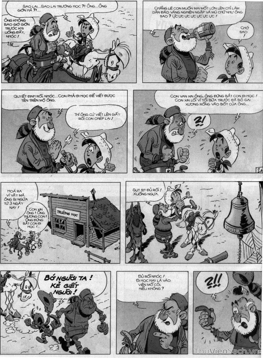 Truyện Tranh Cuộc Phiêu Lưu Kỳ Thú Của Lucky Luke trang 3