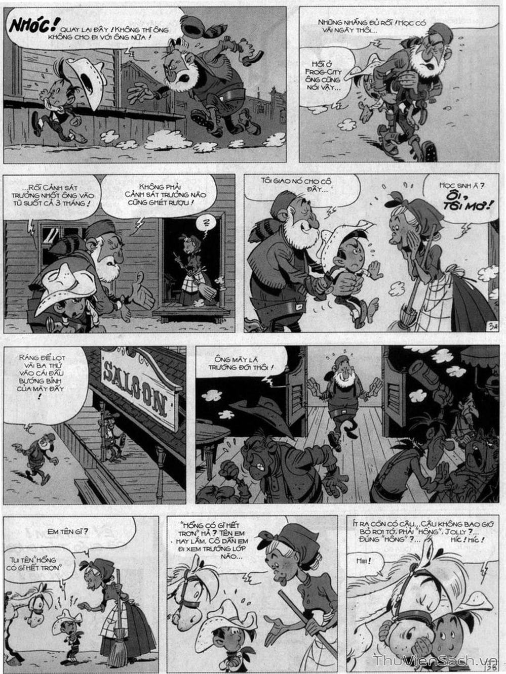 Truyện Tranh Cuộc Phiêu Lưu Kỳ Thú Của Lucky Luke trang 3