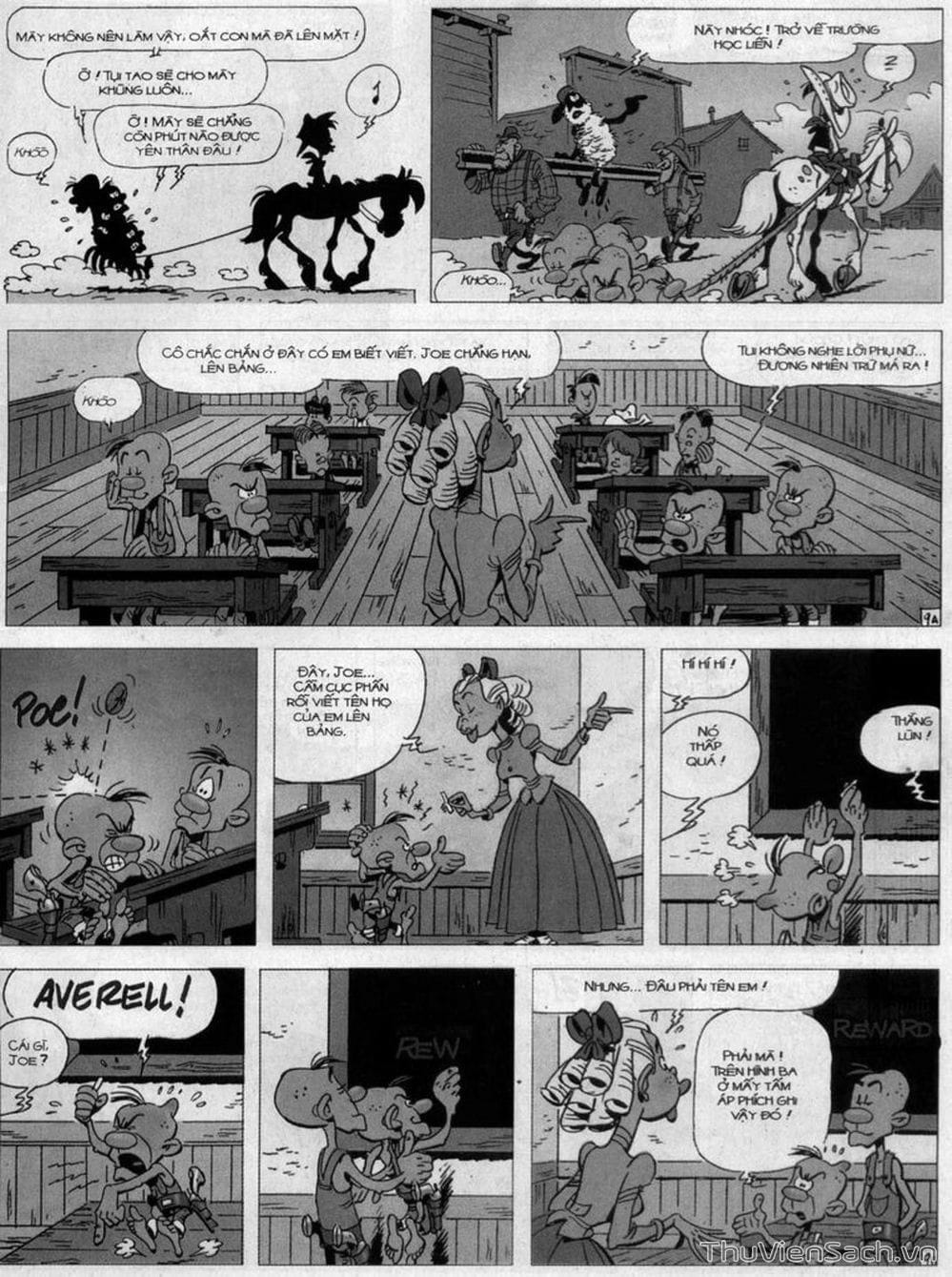 Truyện Tranh Cuộc Phiêu Lưu Kỳ Thú Của Lucky Luke trang 3