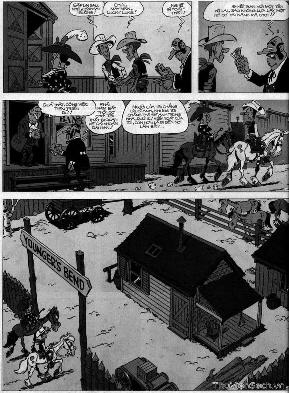 Truyện Tranh Cuộc Phiêu Lưu Kỳ Thú Của Lucky Luke trang 3