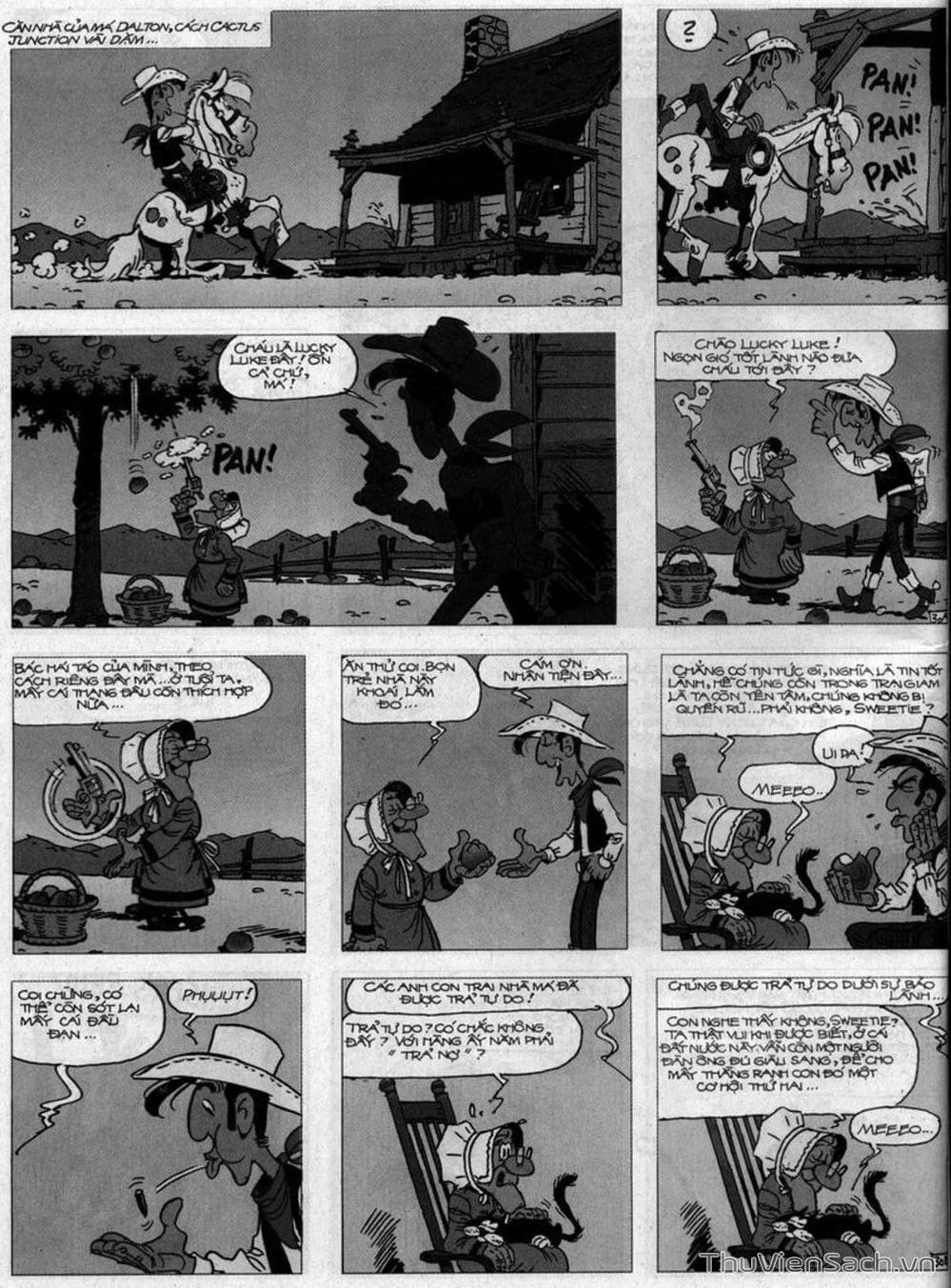 Truyện Tranh Cuộc Phiêu Lưu Kỳ Thú Của Lucky Luke trang 3