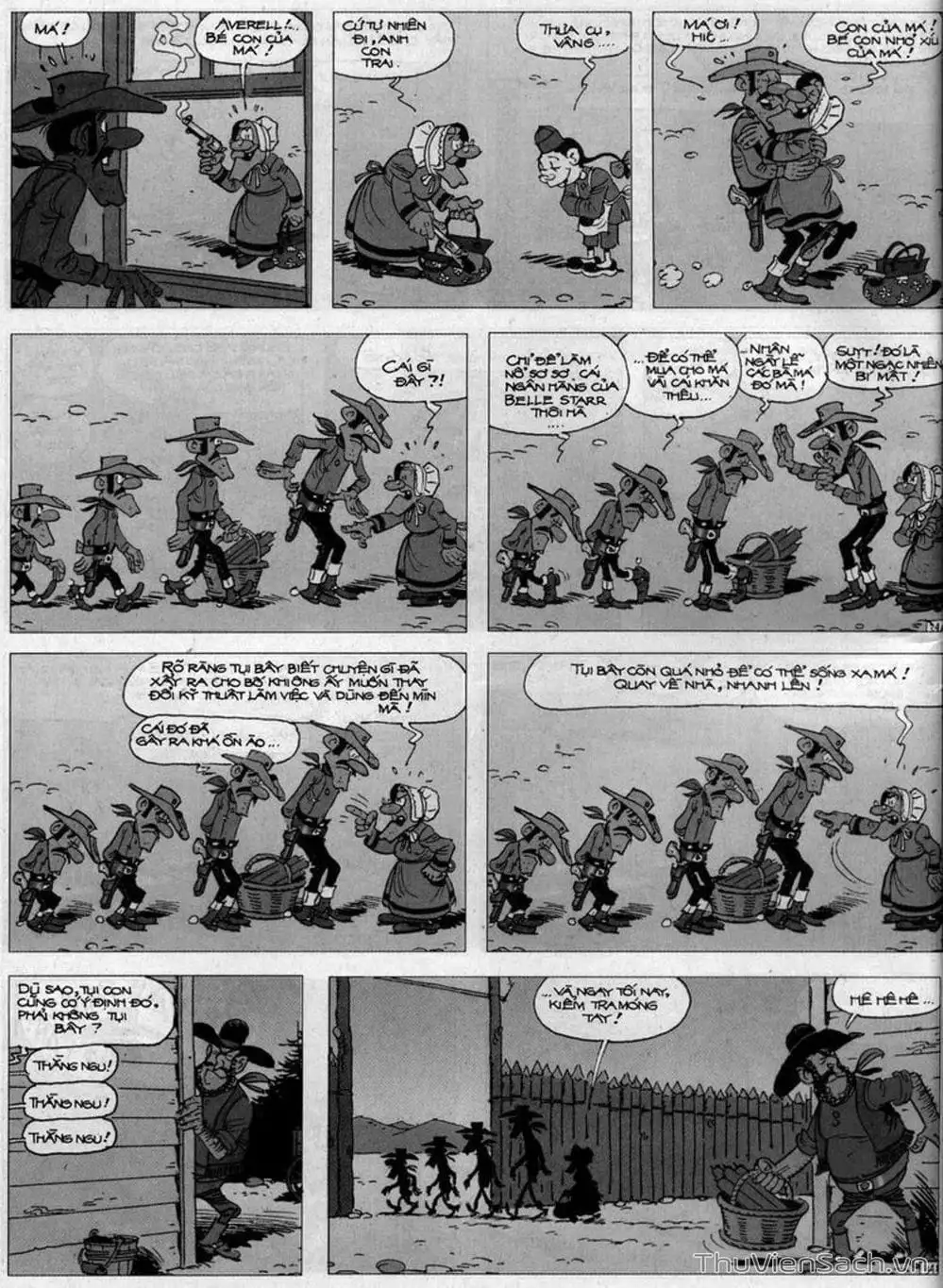 Truyện Tranh Cuộc Phiêu Lưu Kỳ Thú Của Lucky Luke trang 3