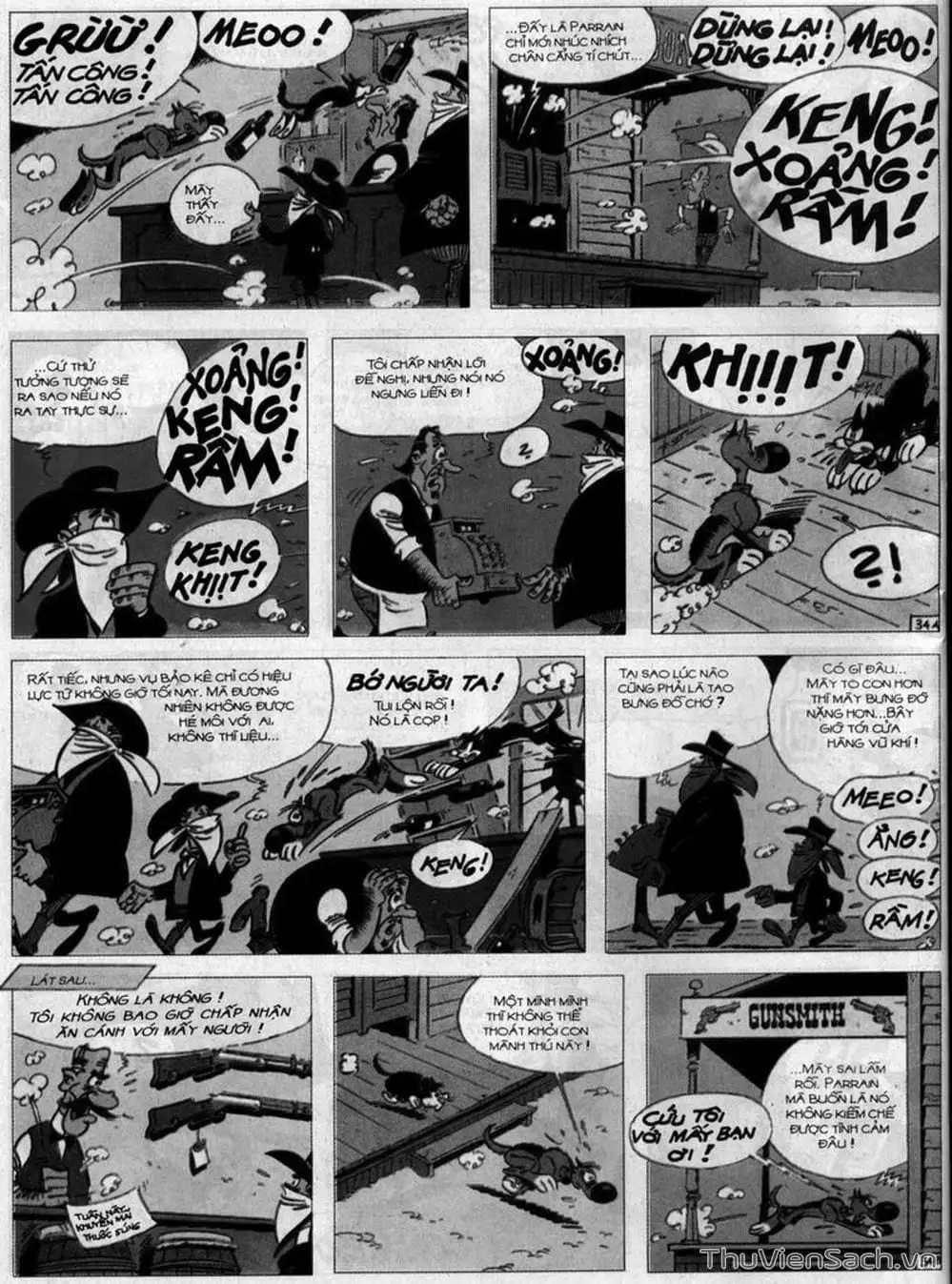 Truyện Tranh Cuộc Phiêu Lưu Kỳ Thú Của Lucky Luke trang 3