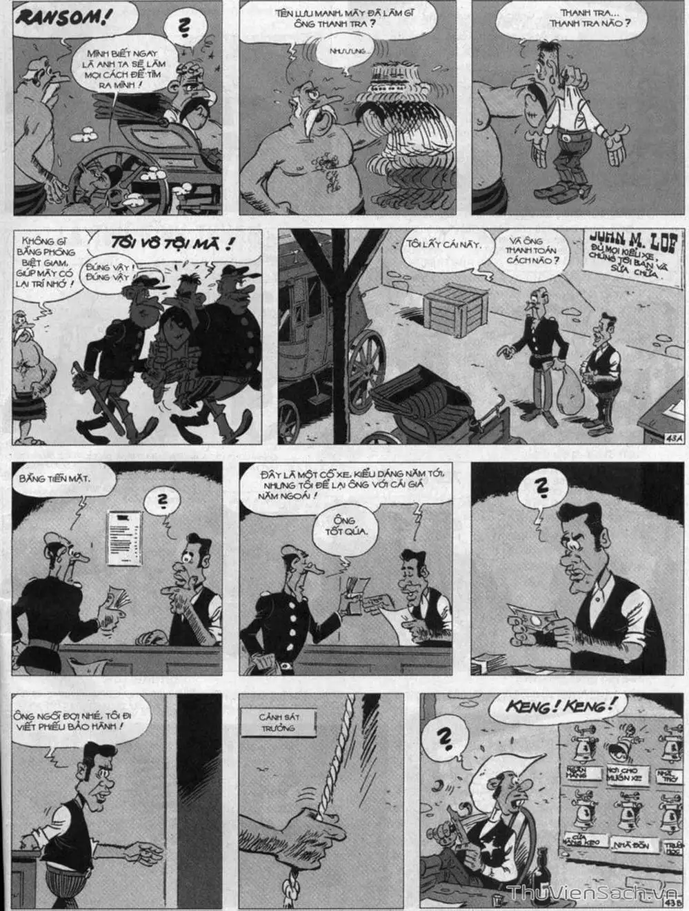 Truyện Tranh Cuộc Phiêu Lưu Kỳ Thú Của Lucky Luke trang 3