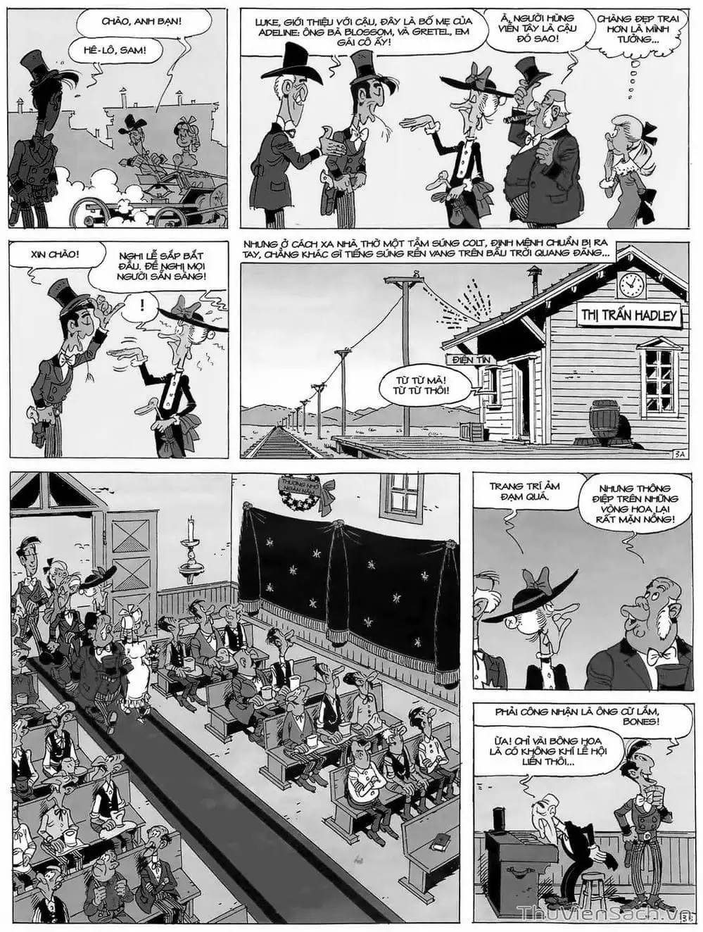 Truyện Tranh Cuộc Phiêu Lưu Kỳ Thú Của Lucky Luke trang 3
