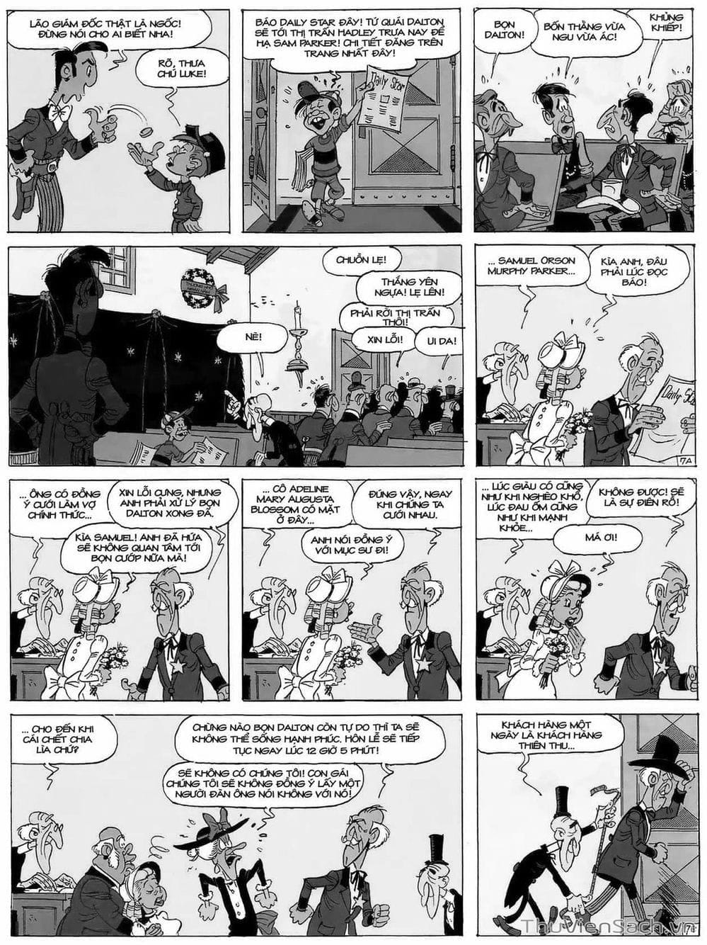 Truyện Tranh Cuộc Phiêu Lưu Kỳ Thú Của Lucky Luke trang 3