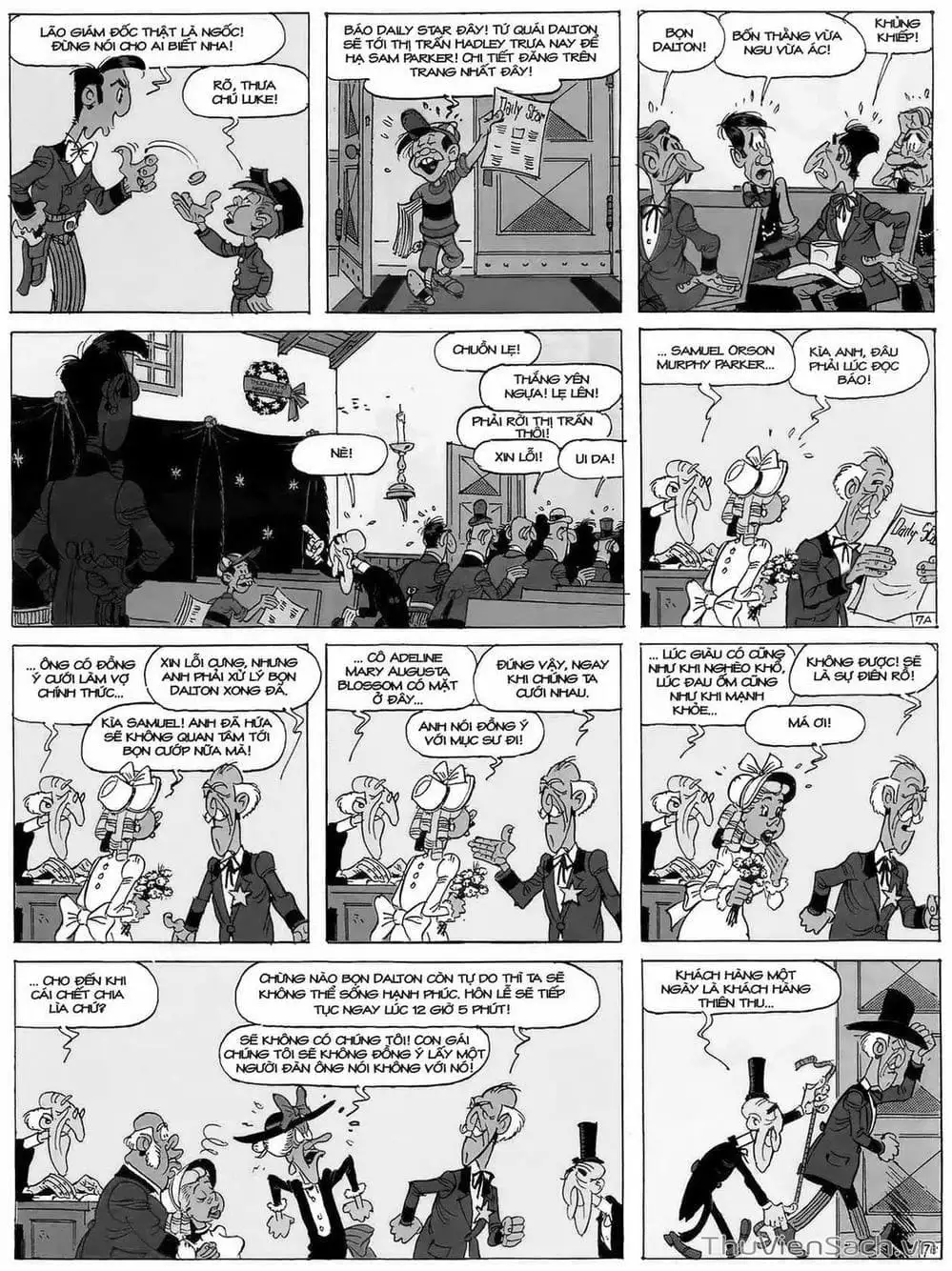 Truyện Tranh Cuộc Phiêu Lưu Kỳ Thú Của Lucky Luke trang 3