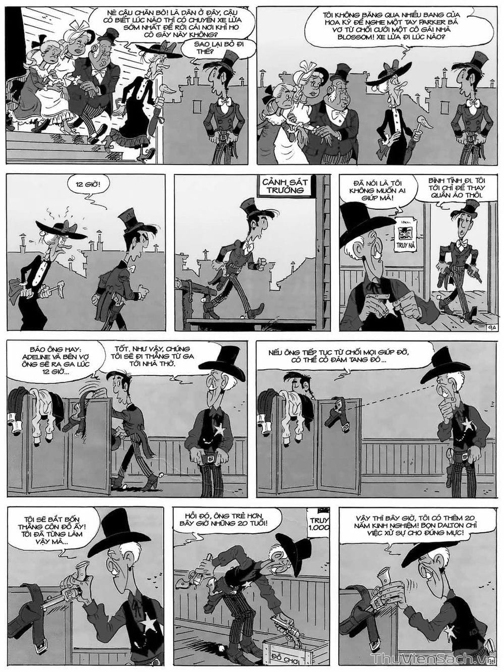 Truyện Tranh Cuộc Phiêu Lưu Kỳ Thú Của Lucky Luke trang 3