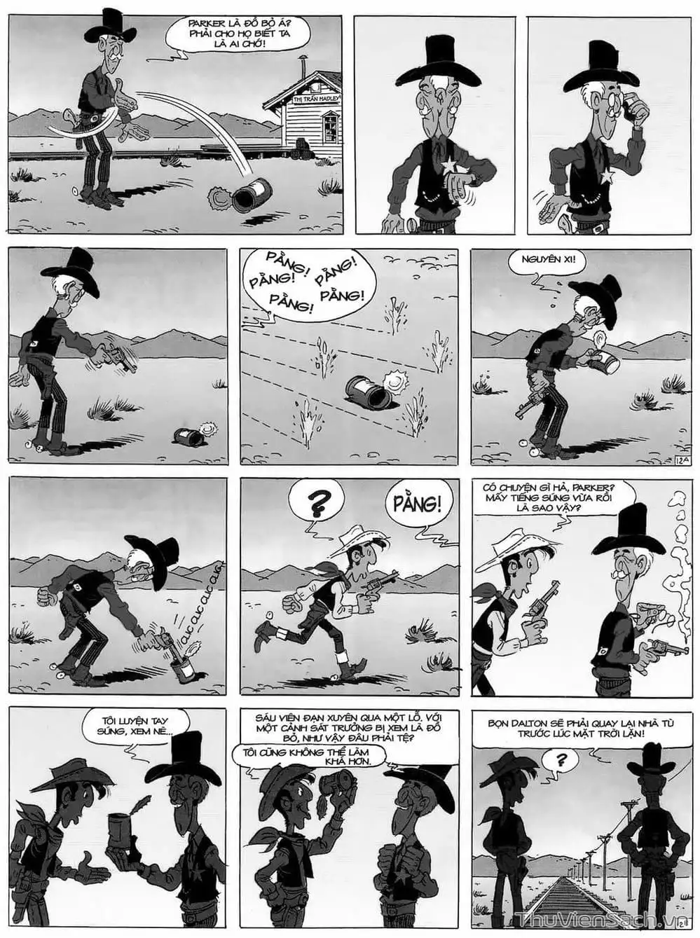 Truyện Tranh Cuộc Phiêu Lưu Kỳ Thú Của Lucky Luke trang 3