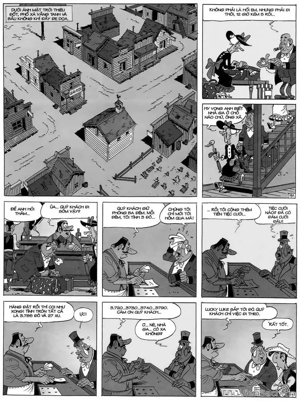 Truyện Tranh Cuộc Phiêu Lưu Kỳ Thú Của Lucky Luke trang 3