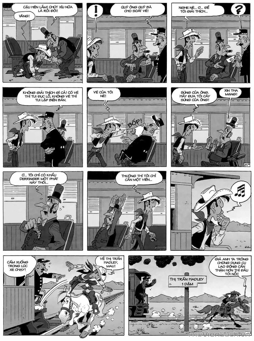 Truyện Tranh Cuộc Phiêu Lưu Kỳ Thú Của Lucky Luke trang 3