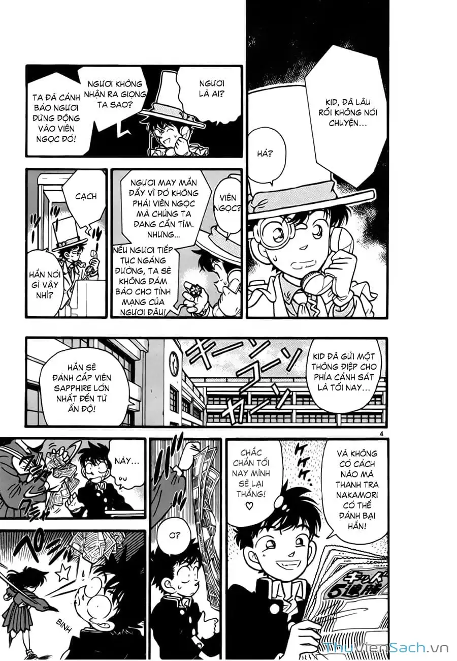 Truyện Tranh Siêu Đạo Chích Kid - Magic Kaito trang 4