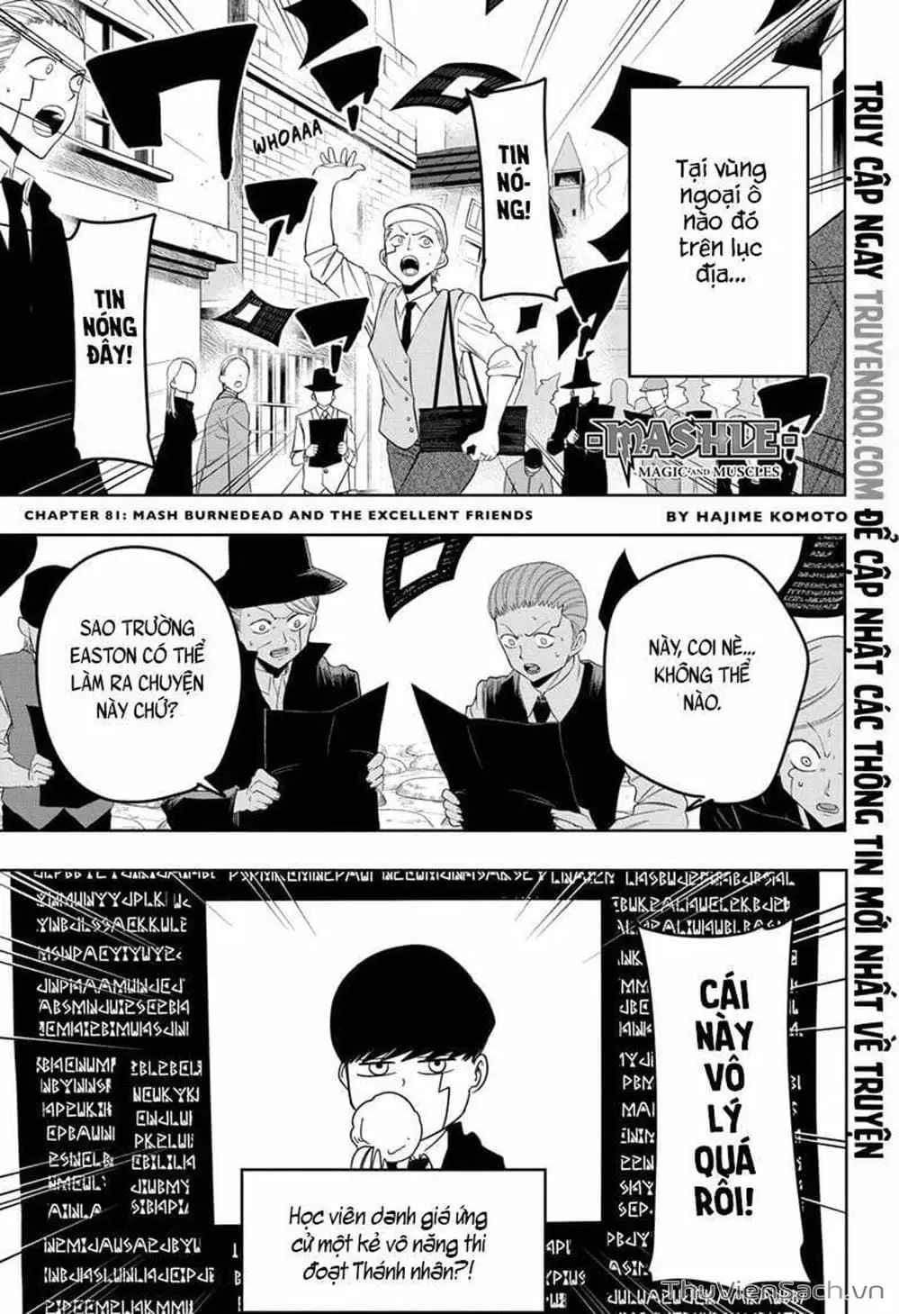 Truyện Tranh Mashle: Ma Thuật Và Cơ Bắp trang 4