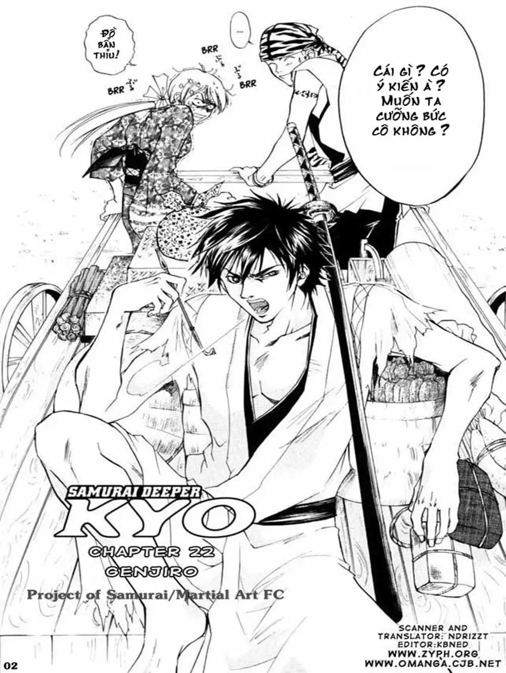 Truyện Tranh Mắt Quỷ Kyo - Samurai Deeper Kyo trang 3