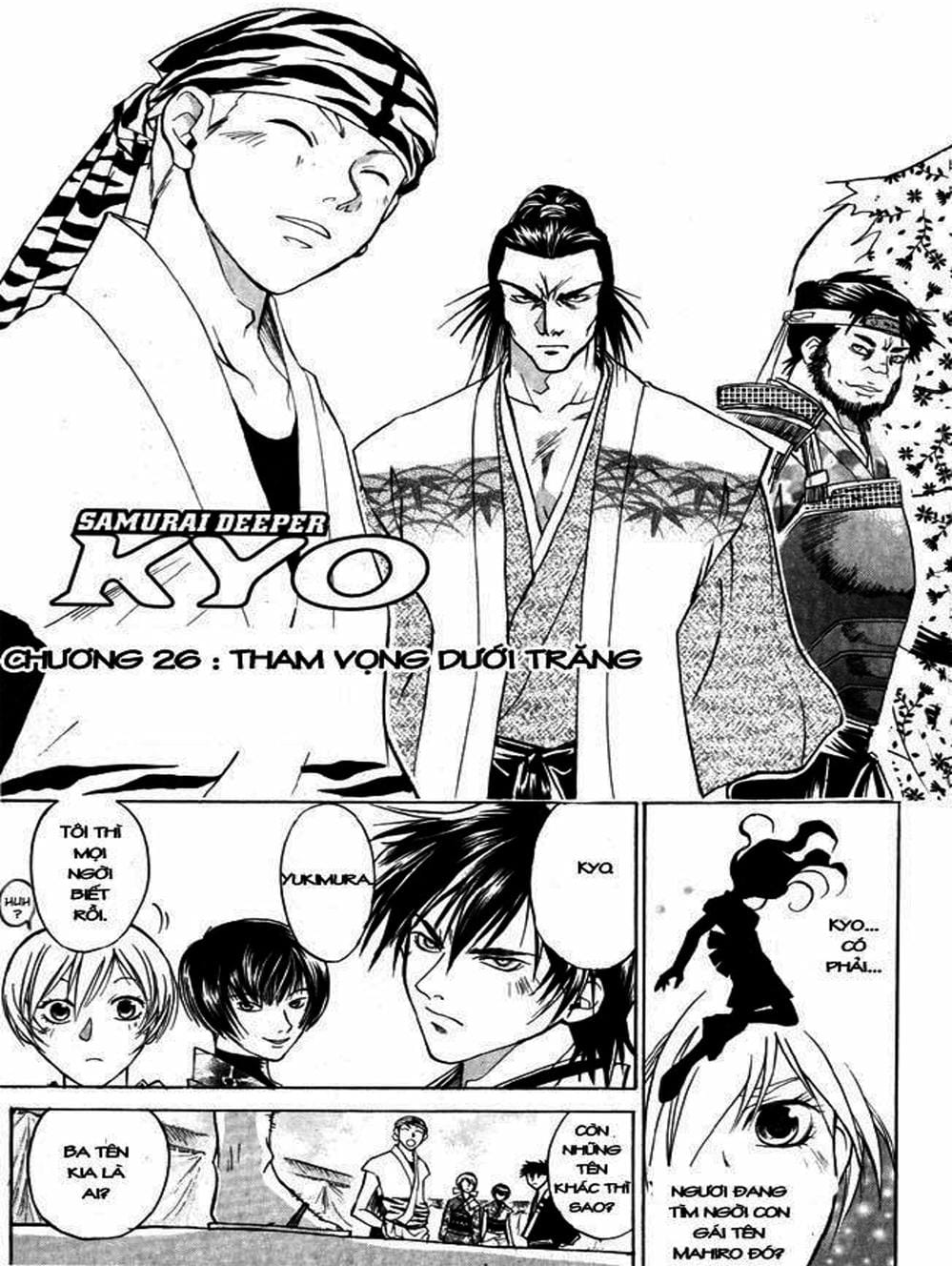 Truyện Tranh Mắt Quỷ Kyo - Samurai Deeper Kyo trang 3