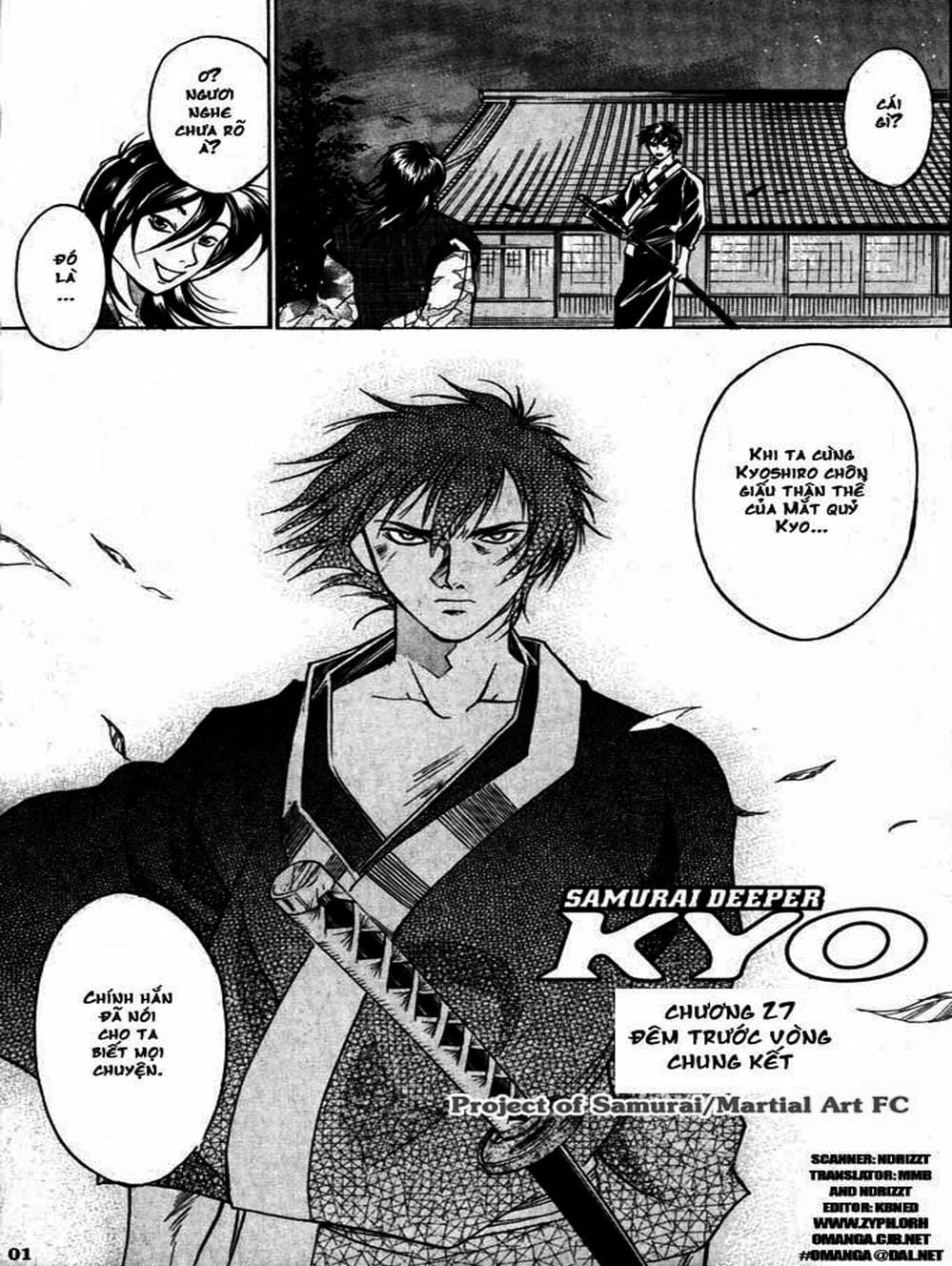 Truyện Tranh Mắt Quỷ Kyo - Samurai Deeper Kyo trang 3