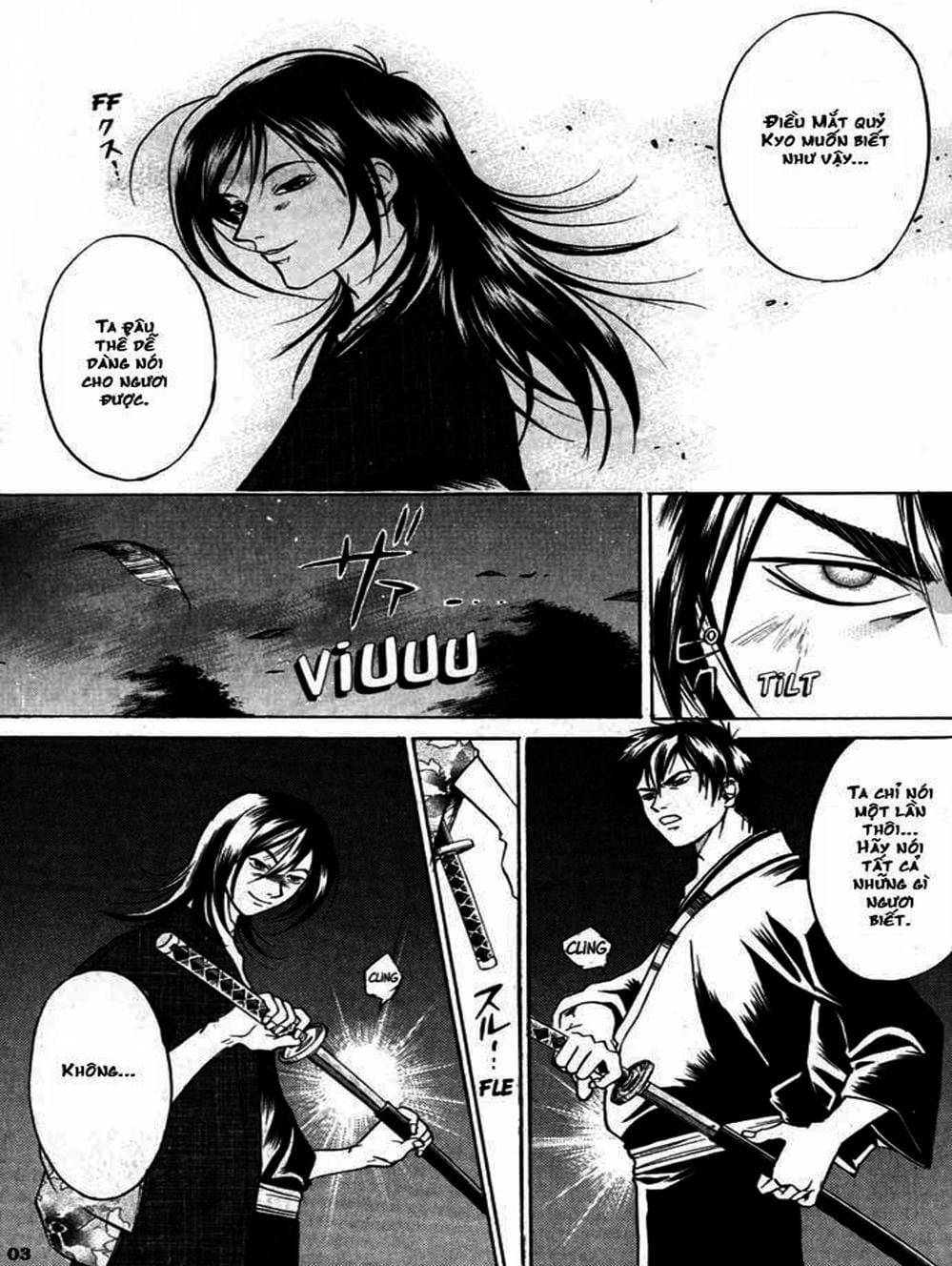 Truyện Tranh Mắt Quỷ Kyo - Samurai Deeper Kyo trang 3