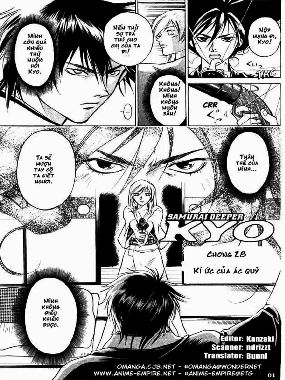 Truyện Tranh Mắt Quỷ Kyo - Samurai Deeper Kyo trang 3