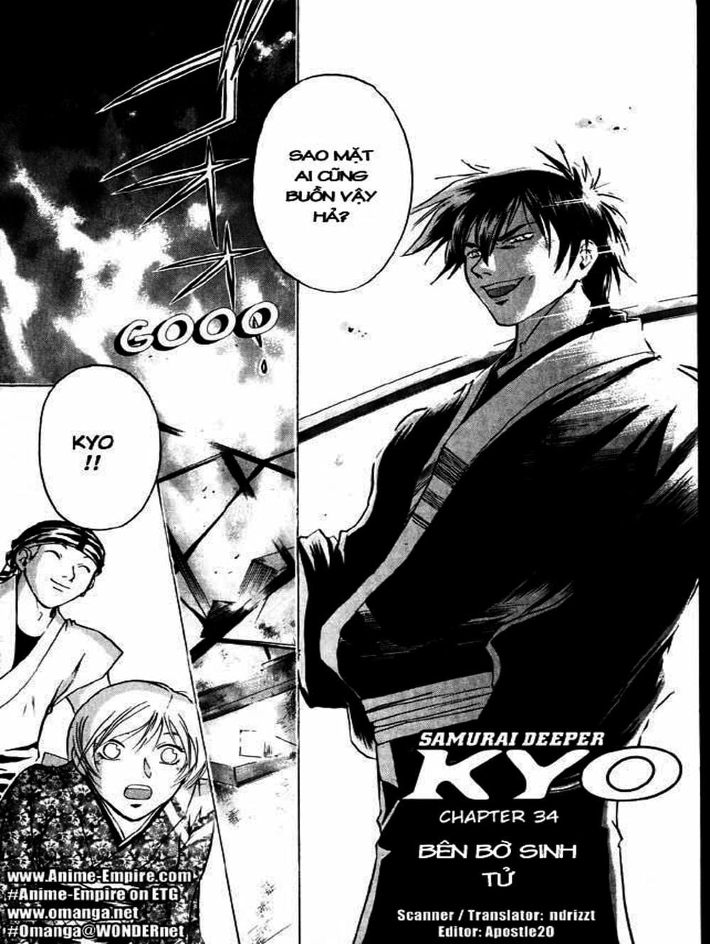 Truyện Tranh Mắt Quỷ Kyo - Samurai Deeper Kyo trang 3