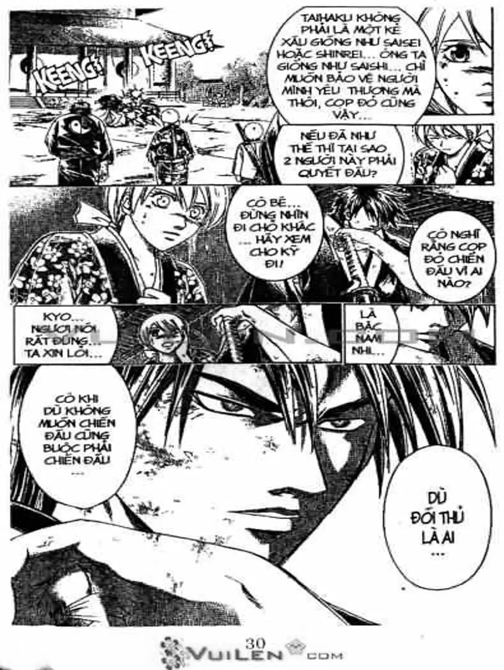 Truyện Tranh Mắt Quỷ Kyo - Samurai Deeper Kyo trang 3