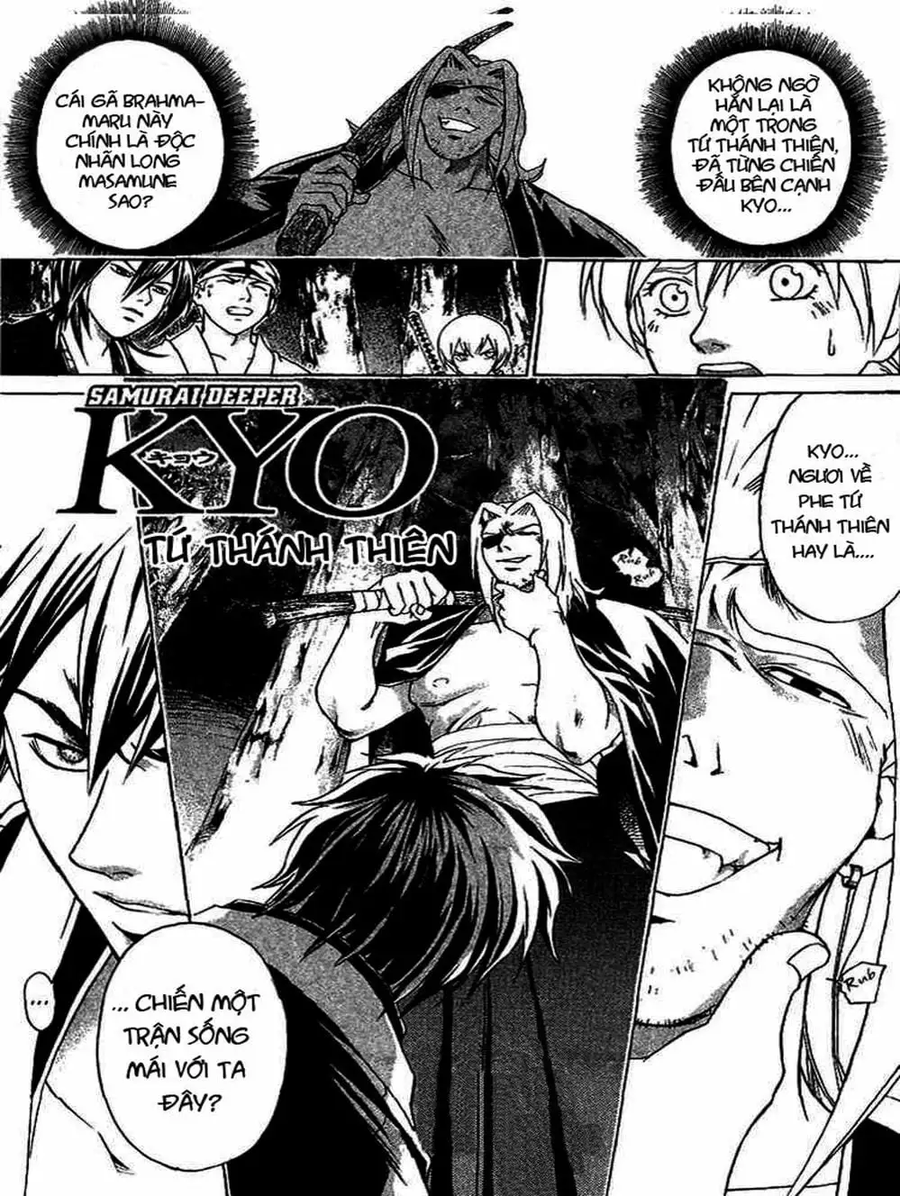 Truyện Tranh Mắt Quỷ Kyo - Samurai Deeper Kyo trang 3