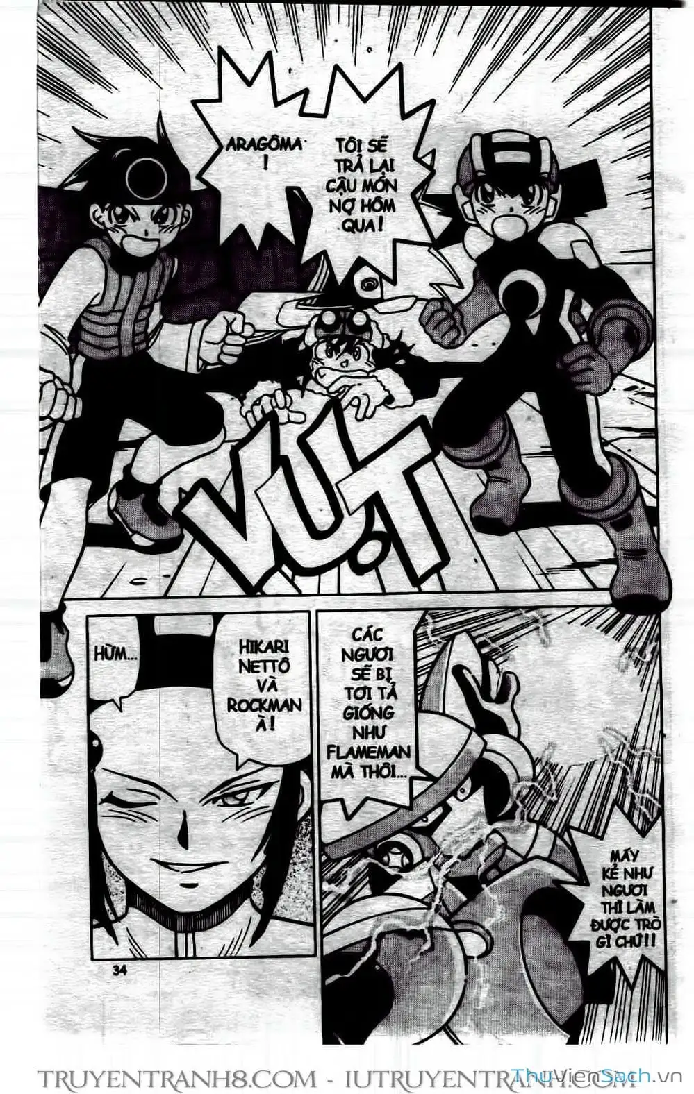 Truyện Tranh Rockman Chiến Binh Thế Giới Ảo trang 4