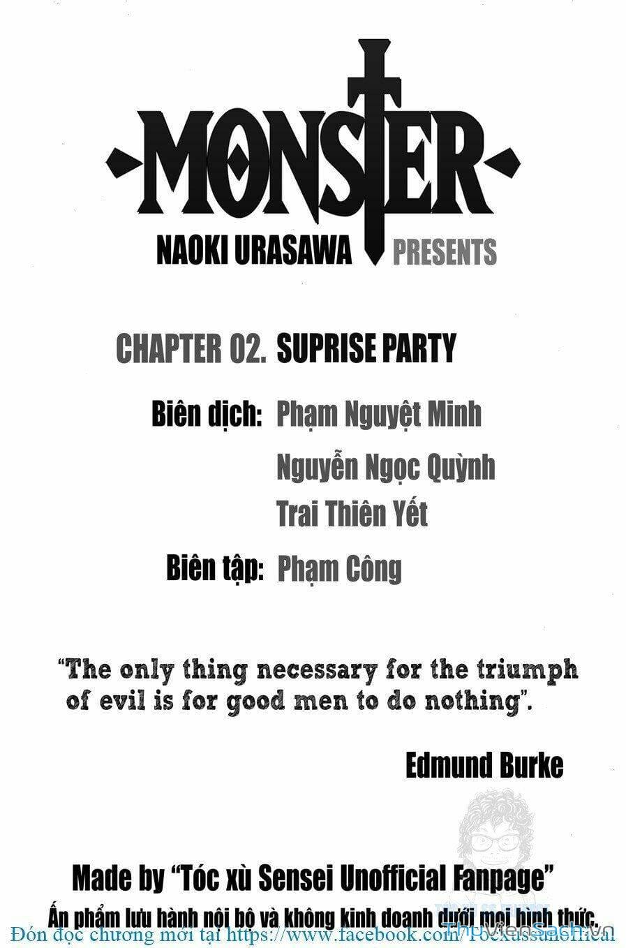 Truyện Tranh Quái Vật - Monster trang 6