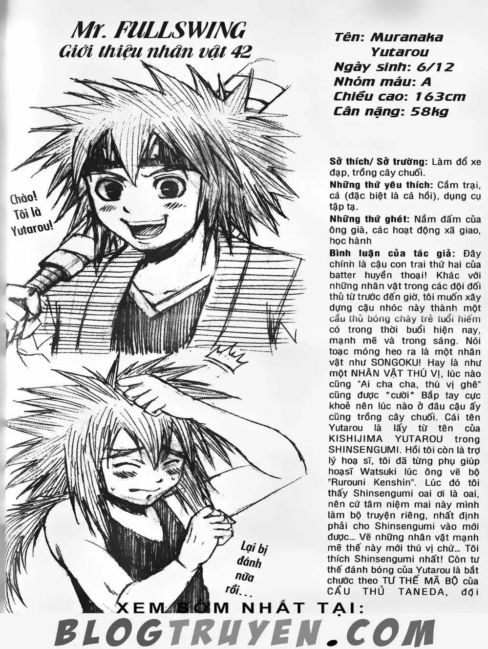 Truyện Tranh Cú Đánh Toàn Lực - Mr. Fullswing trang 3