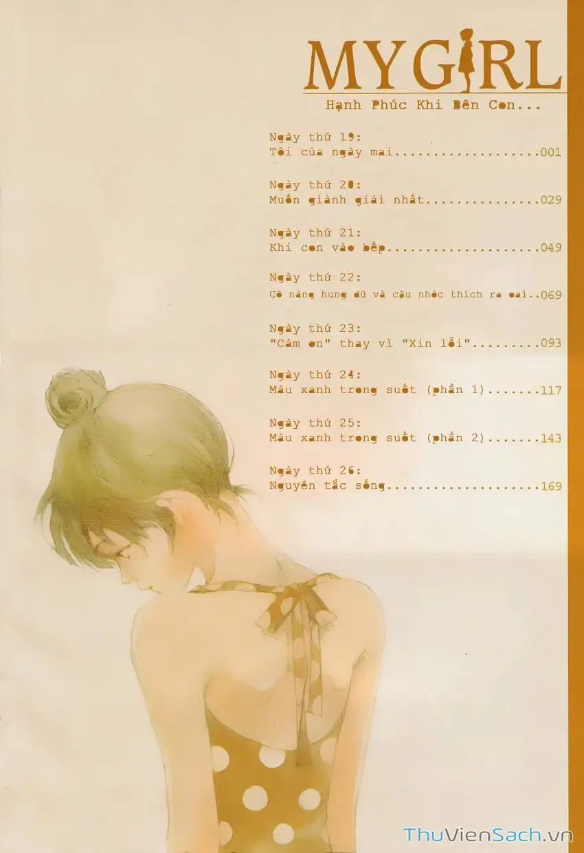 Truyện Tranh Con Gái Của Ba - My Girl trang 3