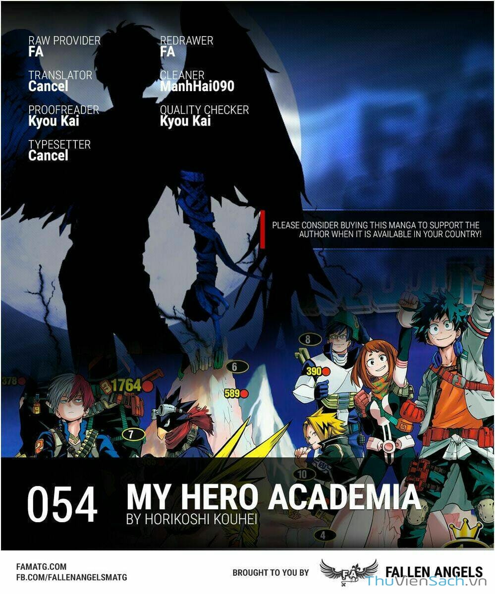 Truyện Tranh Học Viện Siêu Anh Hùng - My Hero Academia trang 1090