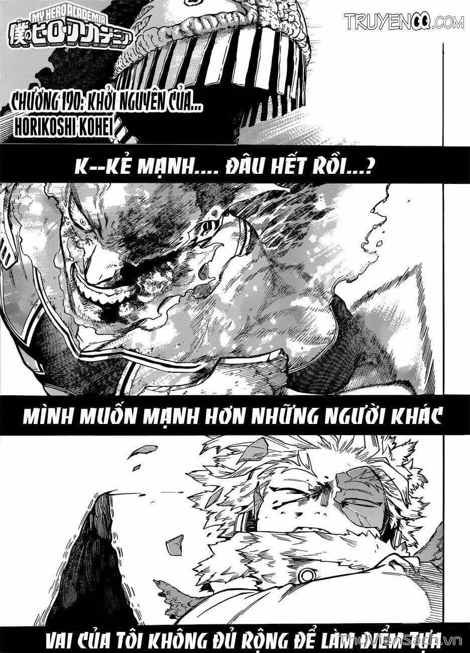 Truyện Tranh Học Viện Siêu Anh Hùng - My Hero Academia trang 5