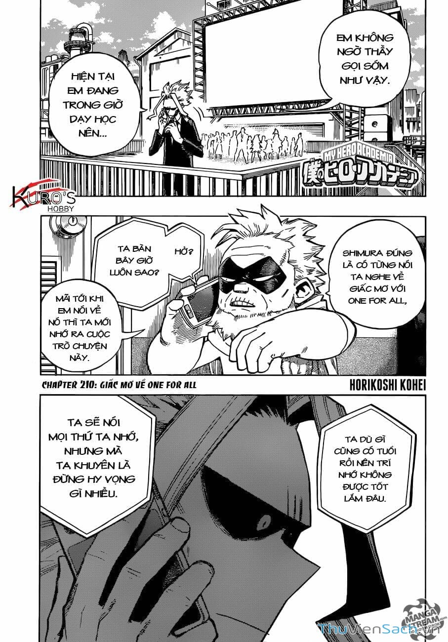 Truyện Tranh Học Viện Siêu Anh Hùng - My Hero Academia trang 5