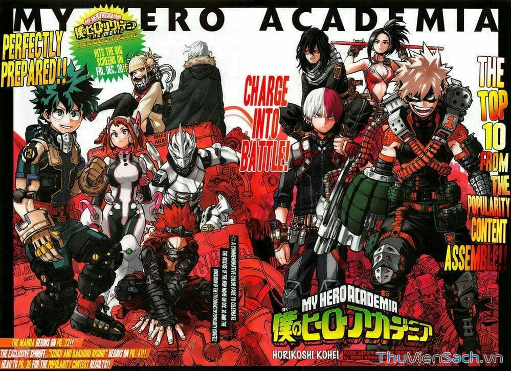 Truyện Tranh Học Viện Siêu Anh Hùng - My Hero Academia trang 4437