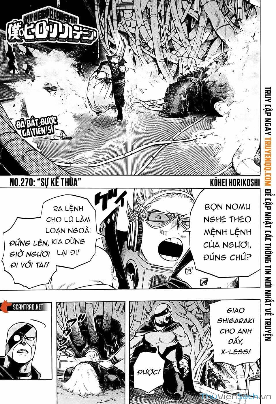 Truyện Tranh Học Viện Siêu Anh Hùng - My Hero Academia trang 4689