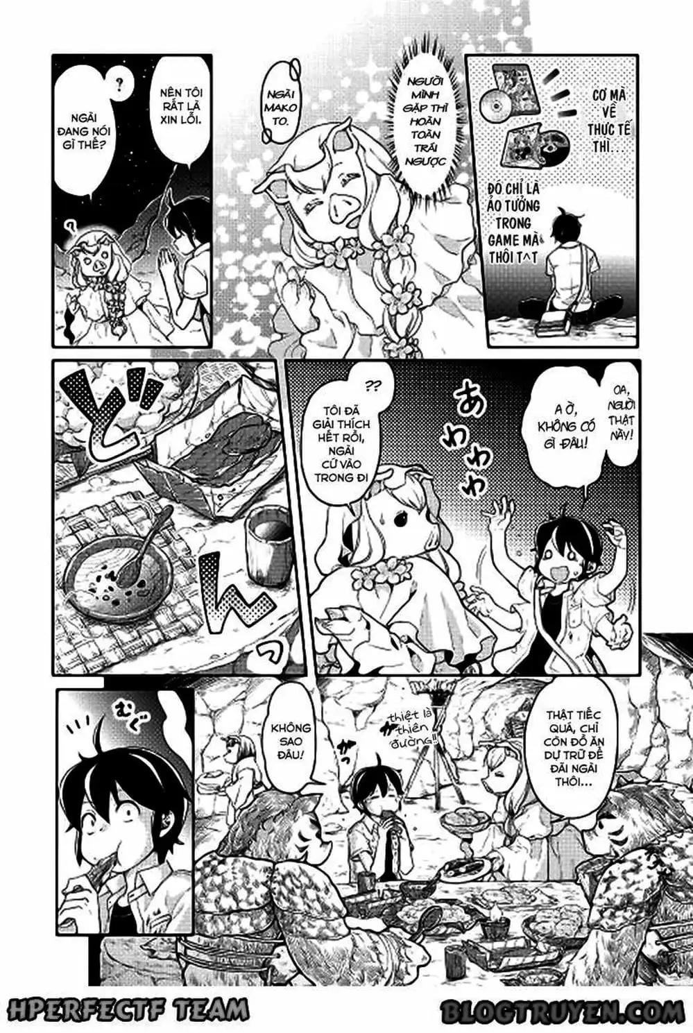 Truyện Tranh Nguyệt Đạo Dị Giới - Tsuki Ga Michibiku Isekai Douchuu trang 4