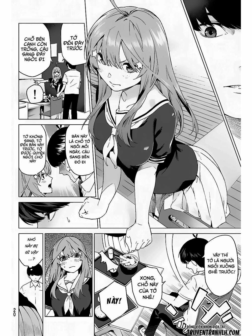 Truyện Tranh Nhà Có 5 Nàng Dâu - Gotoubun No Hanayome trang 6