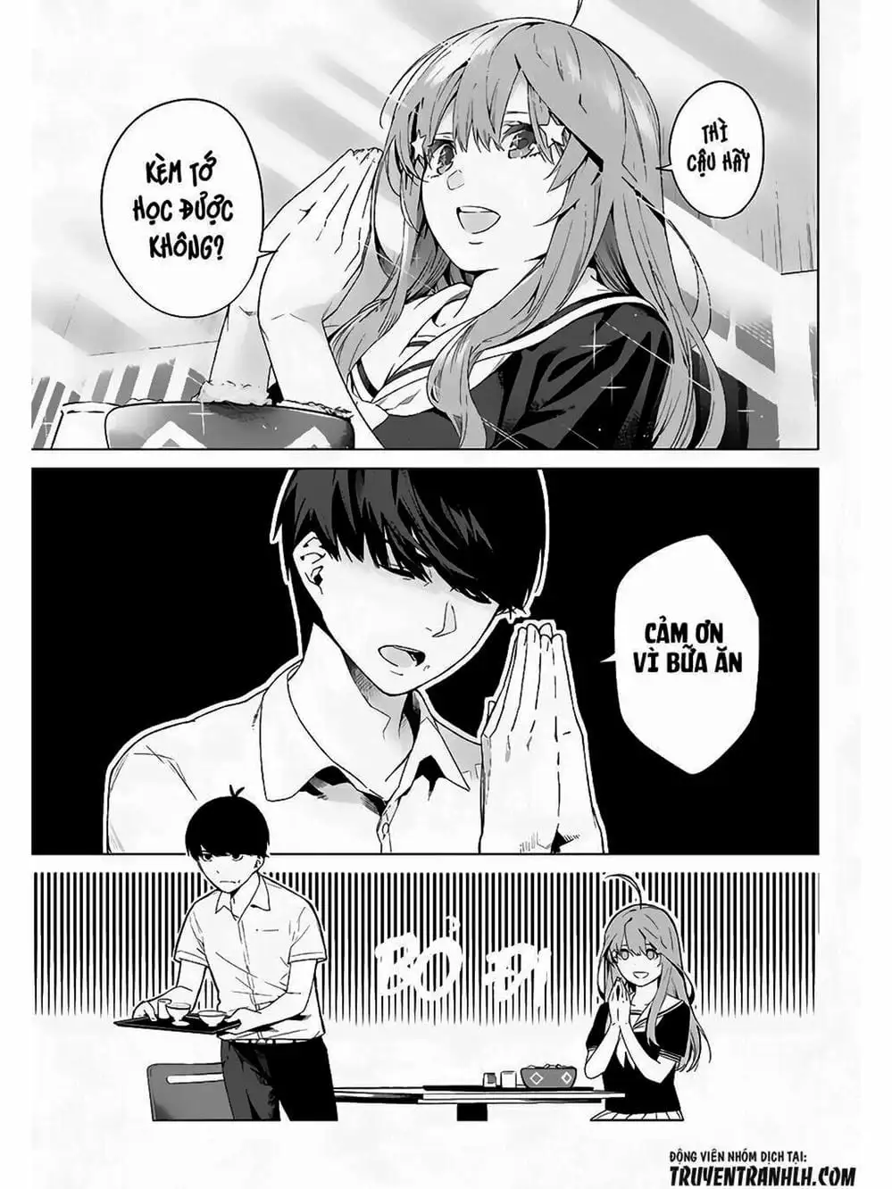 Truyện Tranh Nhà Có 5 Nàng Dâu - Gotoubun No Hanayome trang 6