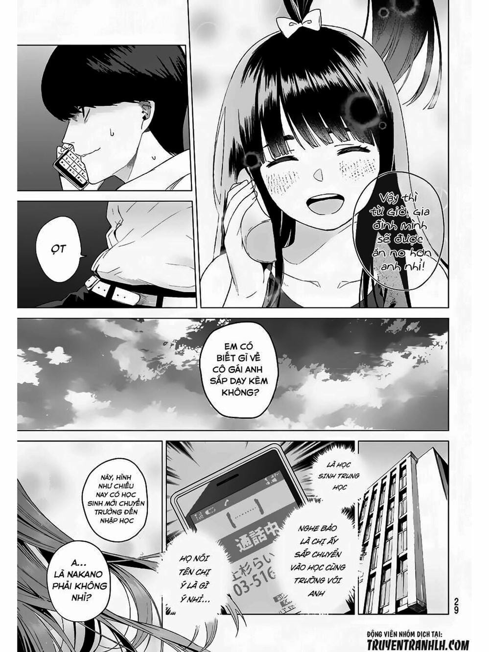 Truyện Tranh Nhà Có 5 Nàng Dâu - Gotoubun No Hanayome trang 6