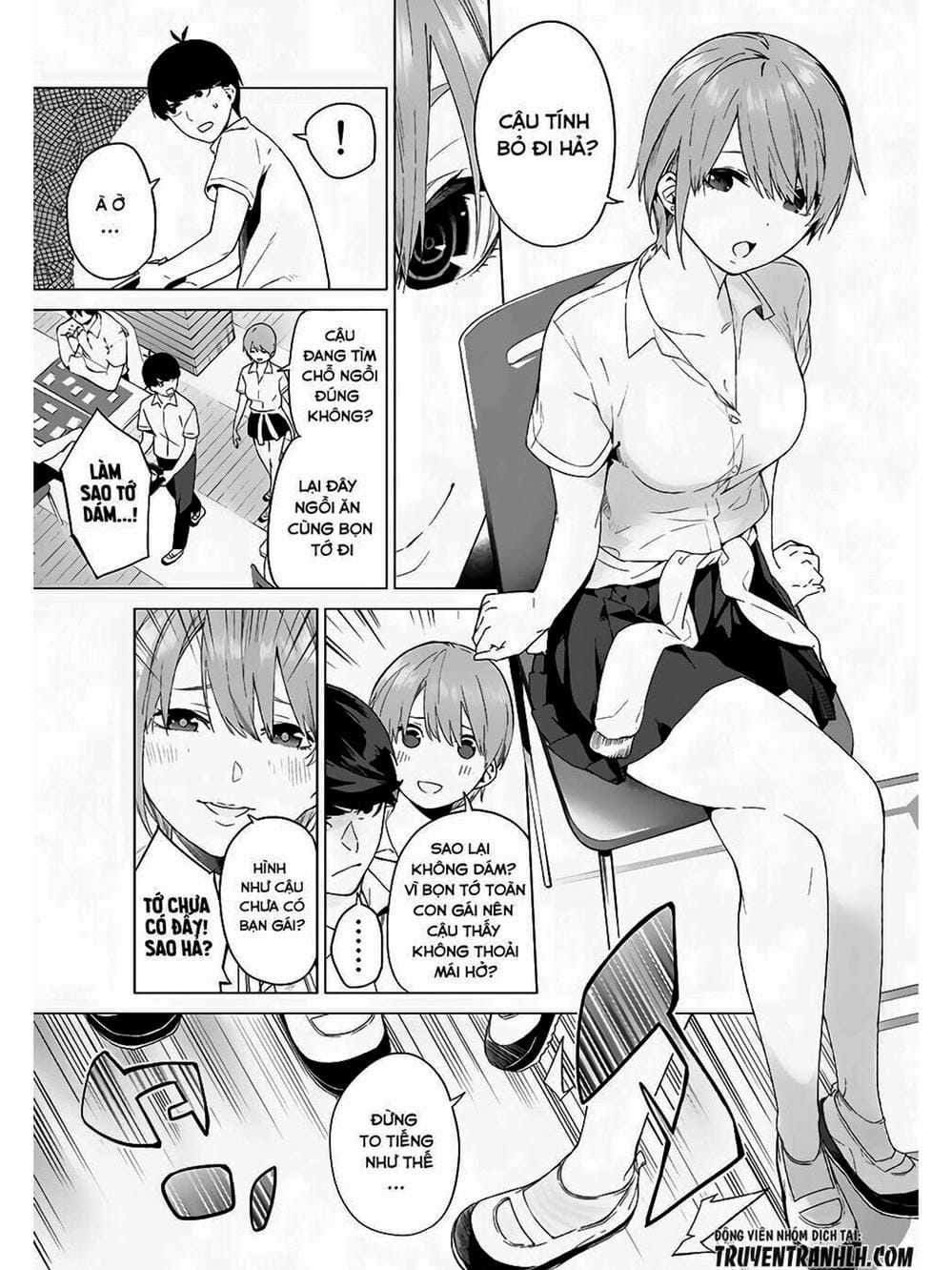 Truyện Tranh Nhà Có 5 Nàng Dâu - Gotoubun No Hanayome trang 6