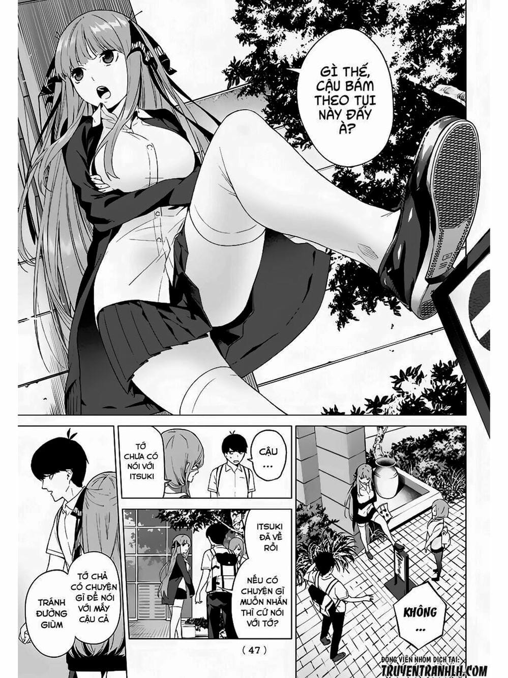 Truyện Tranh Nhà Có 5 Nàng Dâu - Gotoubun No Hanayome trang 6