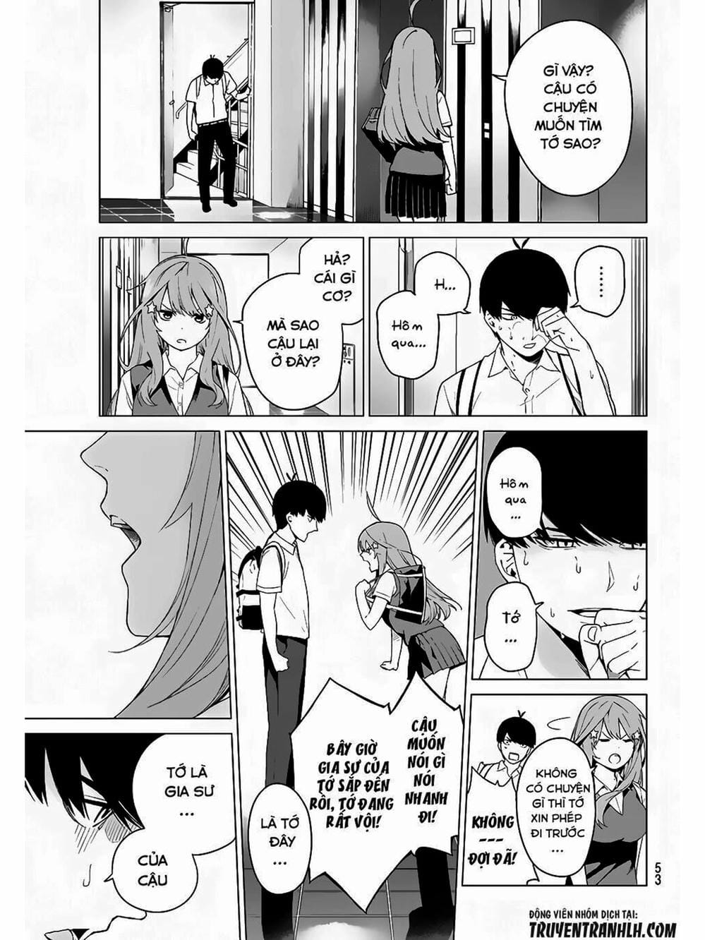 Truyện Tranh Nhà Có 5 Nàng Dâu - Gotoubun No Hanayome trang 6