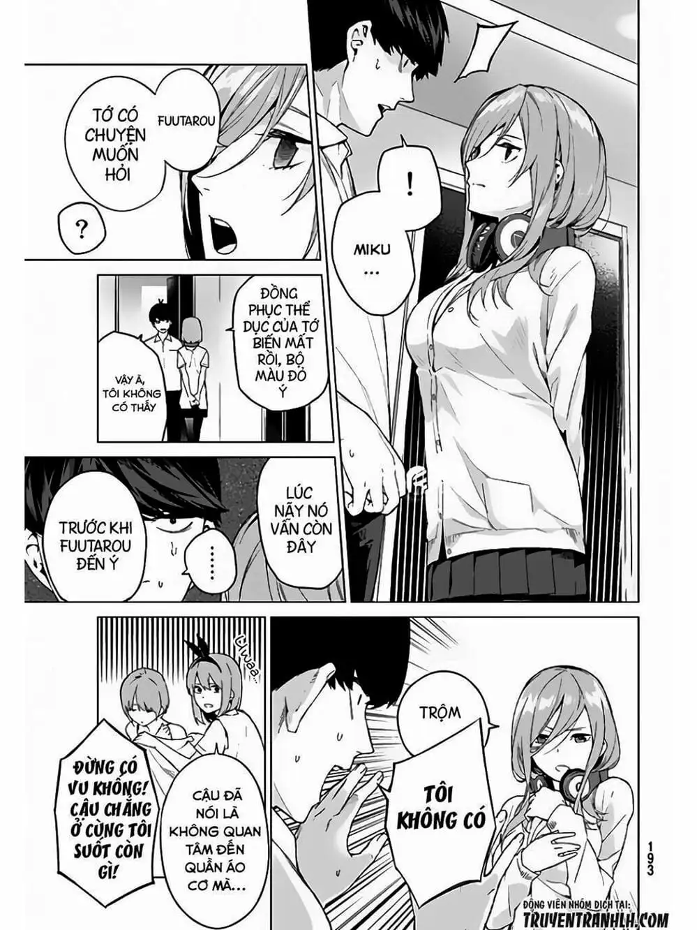 Truyện Tranh Nhà Có 5 Nàng Dâu - Gotoubun No Hanayome trang 6