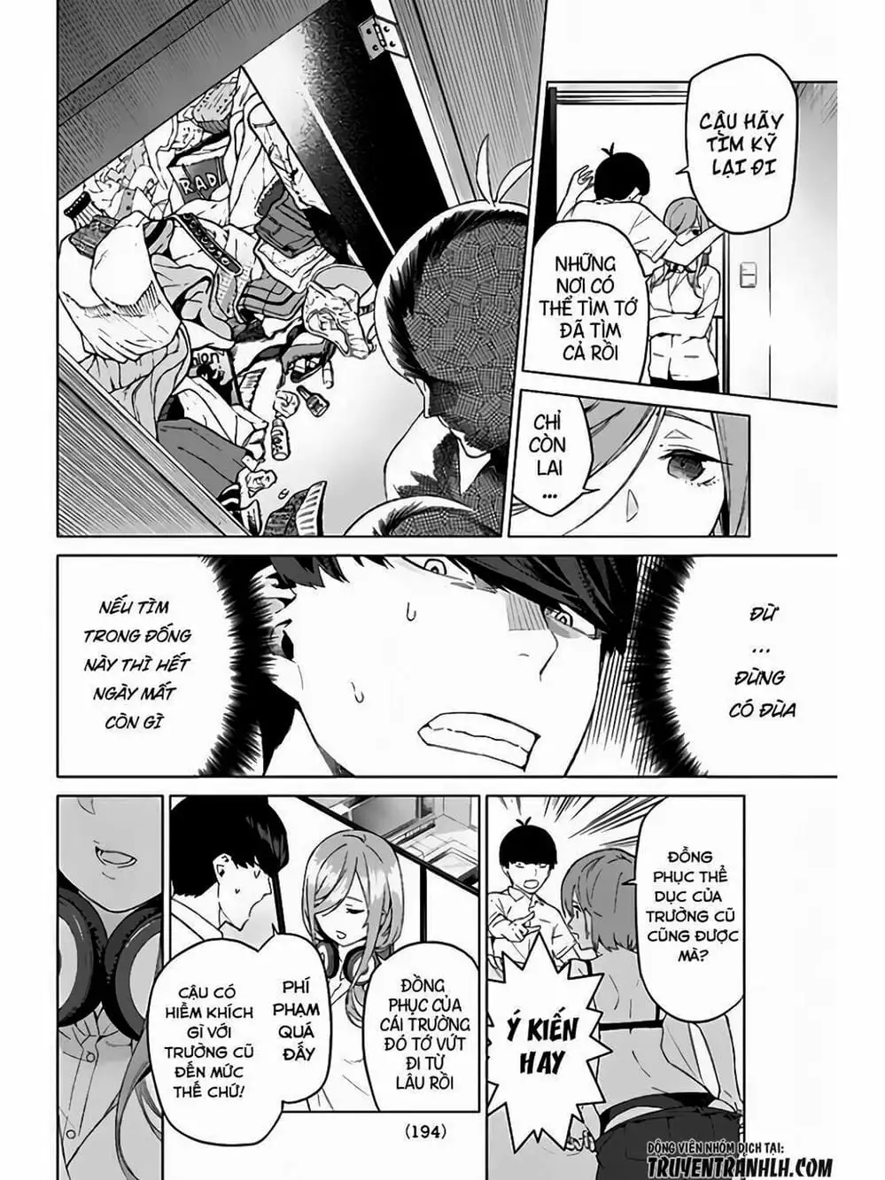 Truyện Tranh Nhà Có 5 Nàng Dâu - Gotoubun No Hanayome trang 6