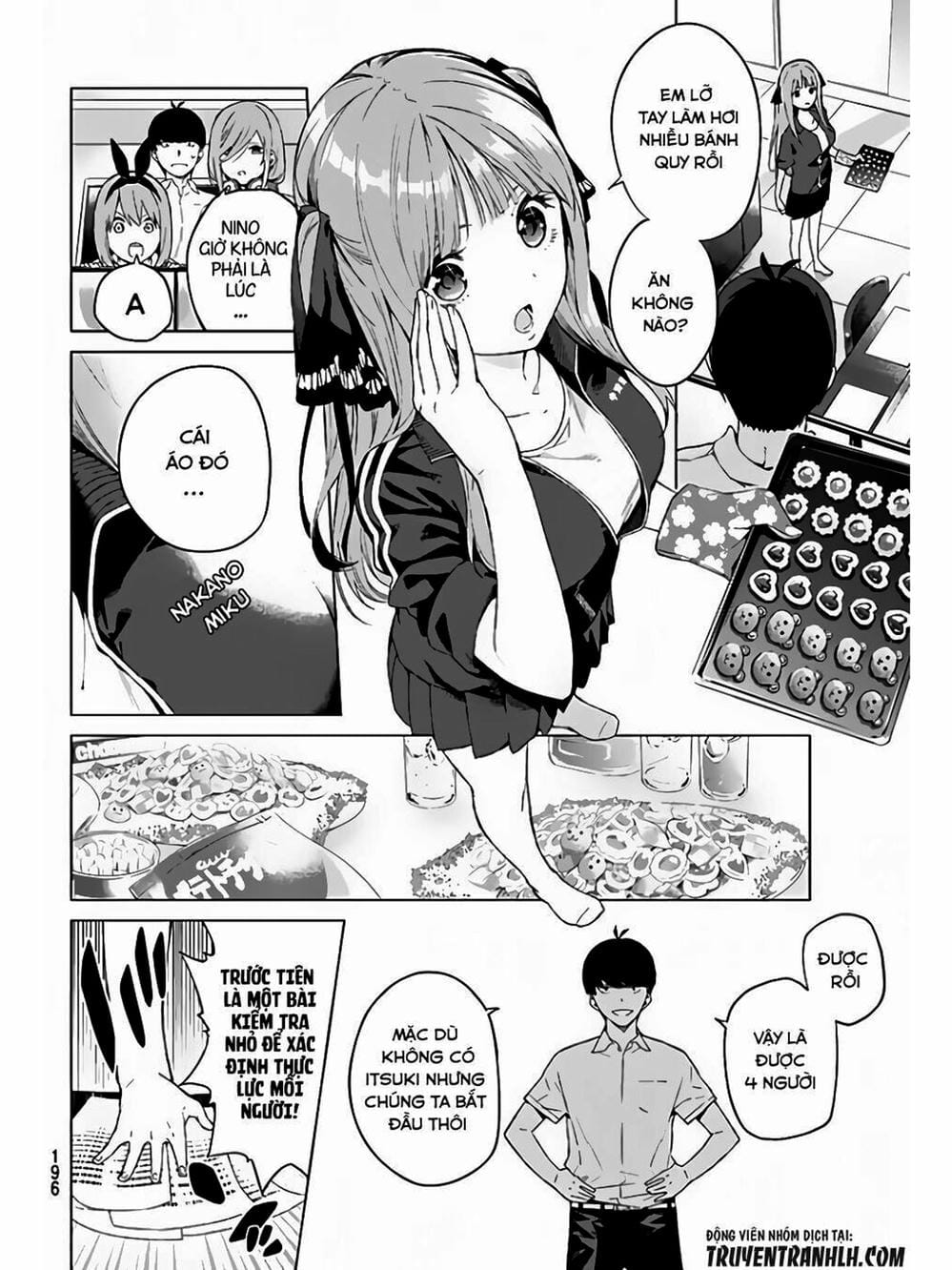 Truyện Tranh Nhà Có 5 Nàng Dâu - Gotoubun No Hanayome trang 6