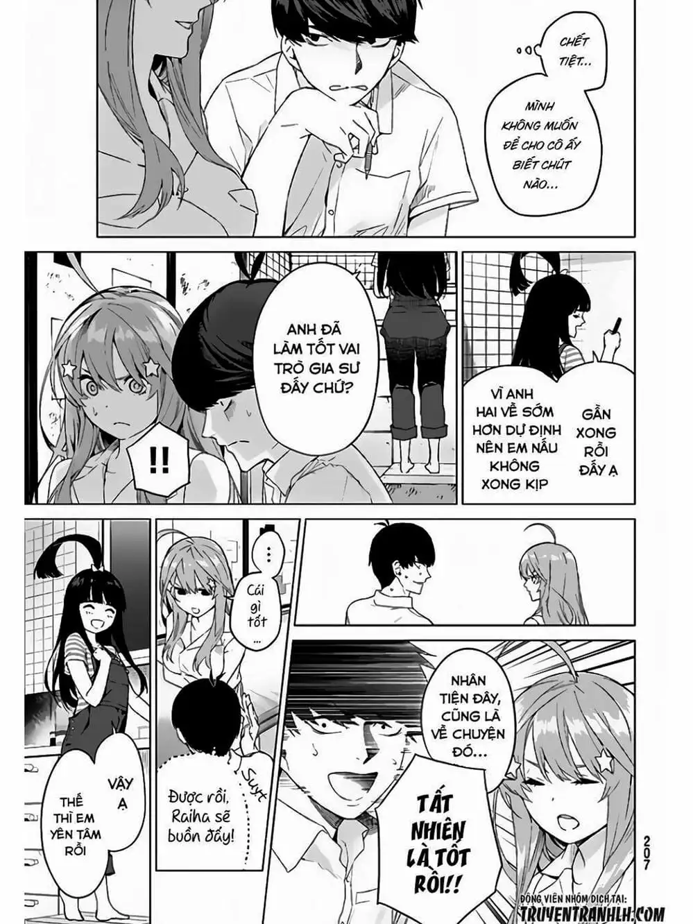 Truyện Tranh Nhà Có 5 Nàng Dâu - Gotoubun No Hanayome trang 6