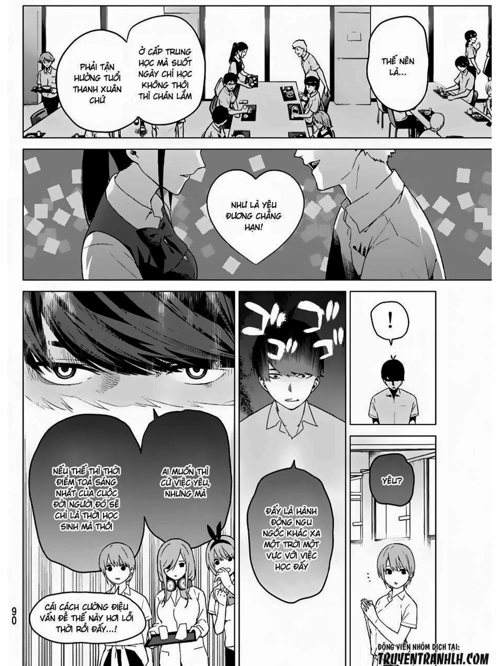 Truyện Tranh Nhà Có 5 Nàng Dâu - Gotoubun No Hanayome trang 6