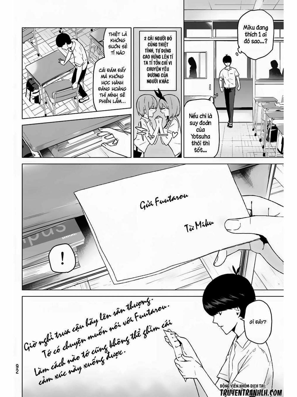 Truyện Tranh Nhà Có 5 Nàng Dâu - Gotoubun No Hanayome trang 6